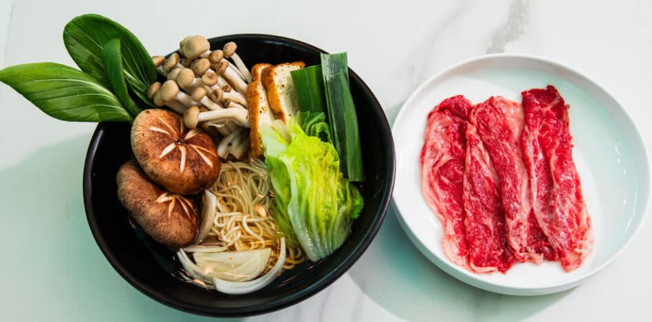 Delicious dish from the menu