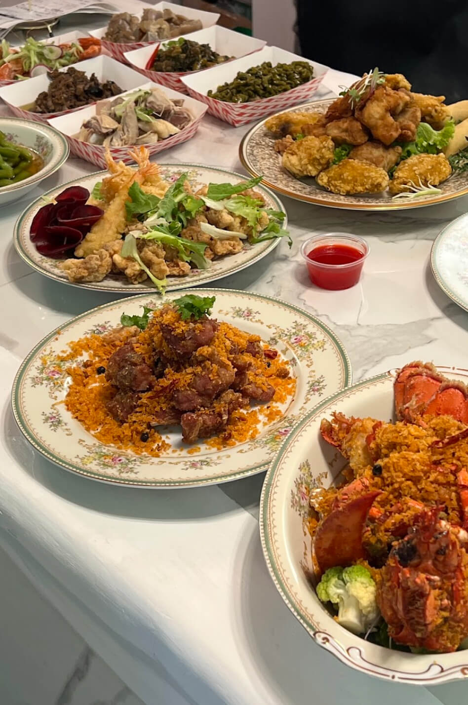 Delicious dish from the menu
